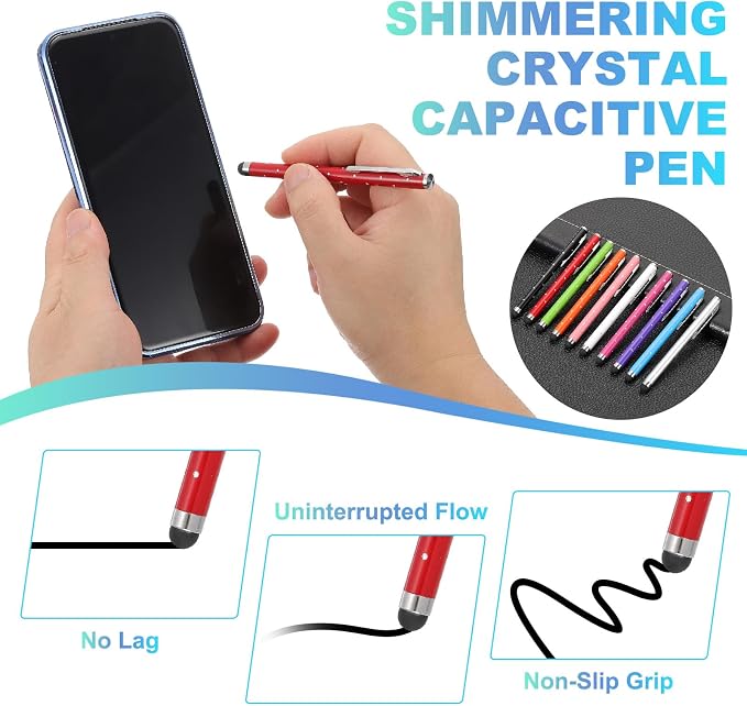 PATIKIL Stylus Pens for Touch Screens, Rose Red - Image 5