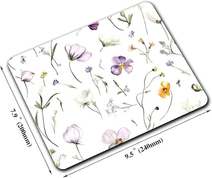Purple Floral Potted Plants Mouse Pads - Image 2