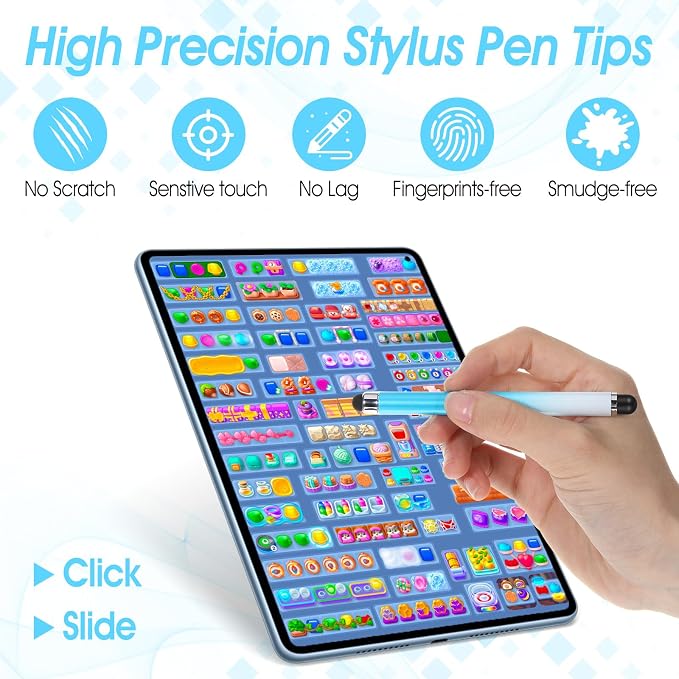 30PCS Replacement Rubber Tips for Stylus pens, High Sensitivity Stylushome Tip - Image 3