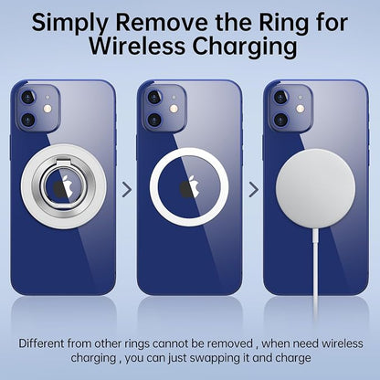Magnetic Phone Ring Holder for MagSafe, Syncwire Magnetic Phone Ring Grip - Image 7