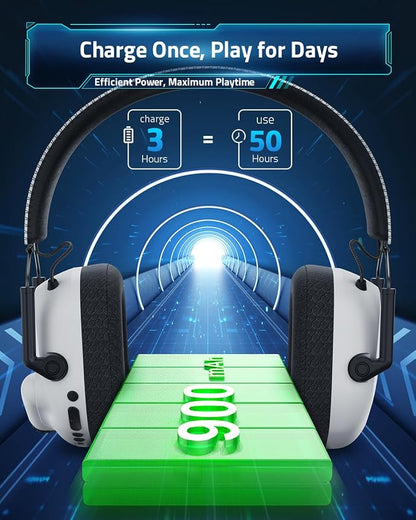 Wireless Gaming Headset for PC, Gaming Headphones - Image 5