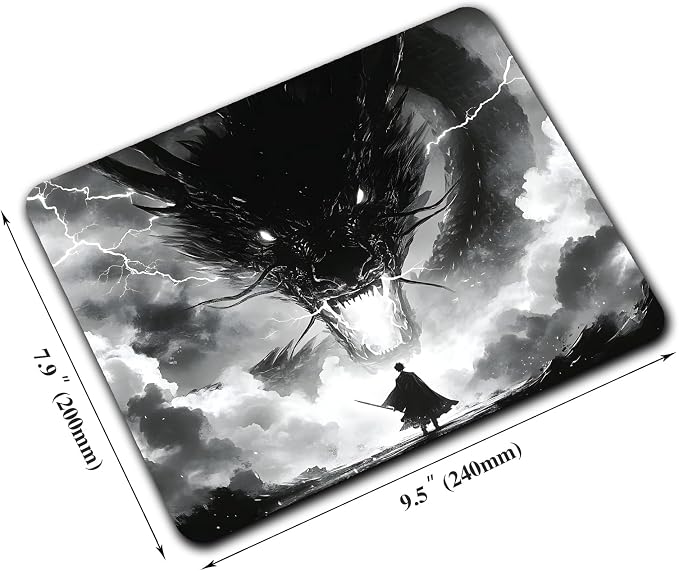 Japanese Samurai Cartoon Anime Dragon Custom Mouse Pad - Image 2