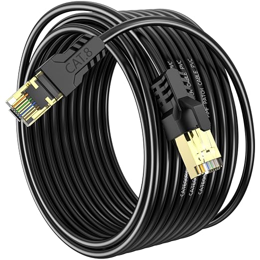 Cat 8 Ethernet Cable 40FT, High Speed 40Gbps, by Unknown
