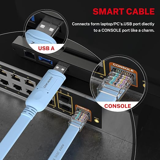 Console Cable RJ45 to USB, Console Cable，USB Console Cable - Image 2