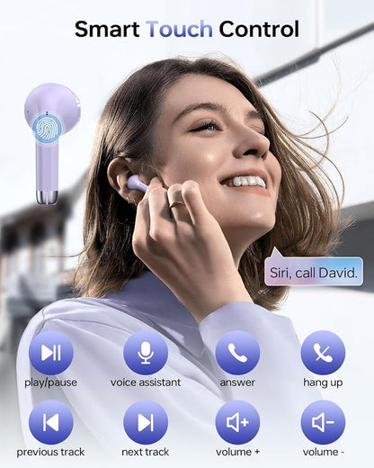 Wireless Earbuds Bluetooth 5.3 Ear Buds, IPX7 Waterproof in-Ear Earphones - Image 4