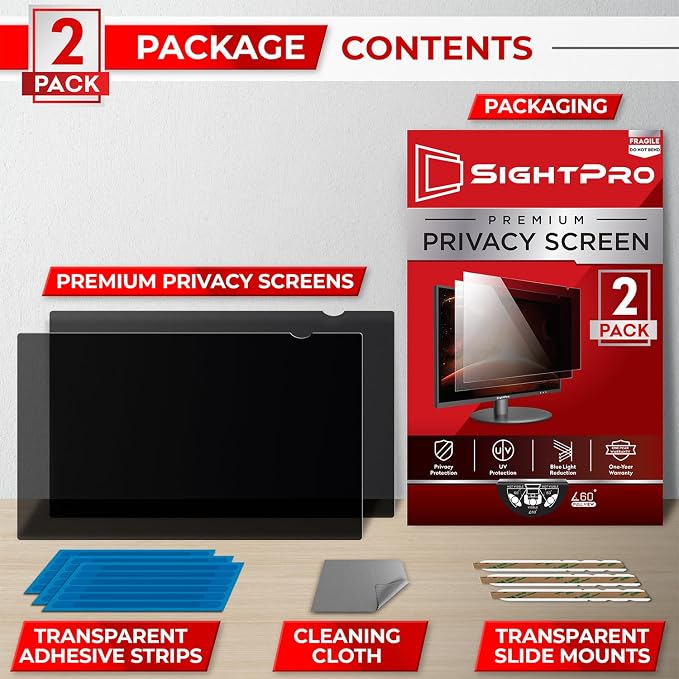 24 Inch 16:9 Computer Privacy Screen Filter - Image 6