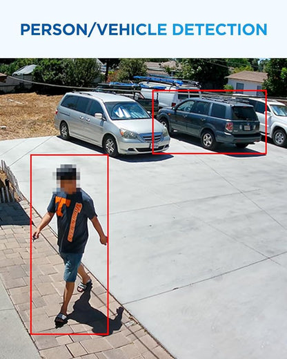 4COVR NVR Security Camera System, AI Human Vehicle Detection, 8CH 8MP H.265 NVR - Image 5