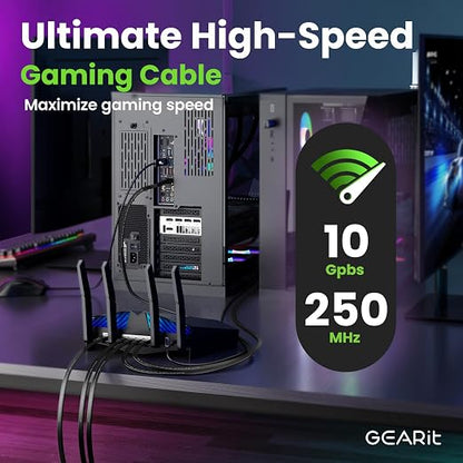 GEARit Cat 6 Outdoor Flat Ethernet Cable Direct Burial Rated LLDPE Jacket - Image 4