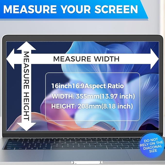 Magnetic Laptop Privacy Screen Filter 16 inch - Image 3