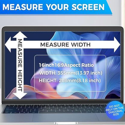 Magnetic Laptop Privacy Screen Filter 16 inch - Image 3