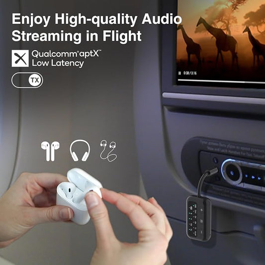 1Mii SafeFly Dot Airplane Bluetooth 5.3 Transmitter Receiver - Image 2