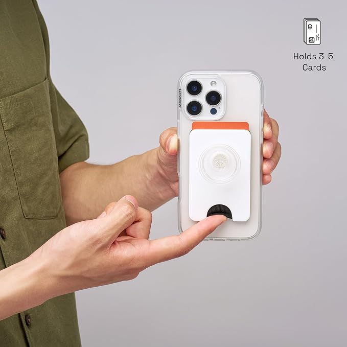 PopSockets Phone Wallet with Expanding Grip and Adapter Ring - Image 3