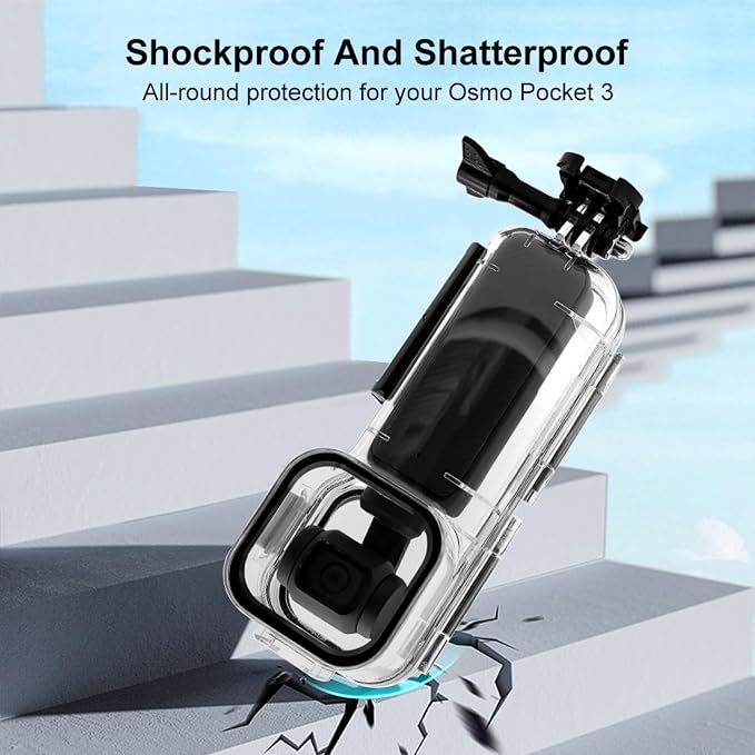 PULUZ Dive Case for DJI Osmo Pocket 3 Waterproof Case PC Protective Shell - Image 7