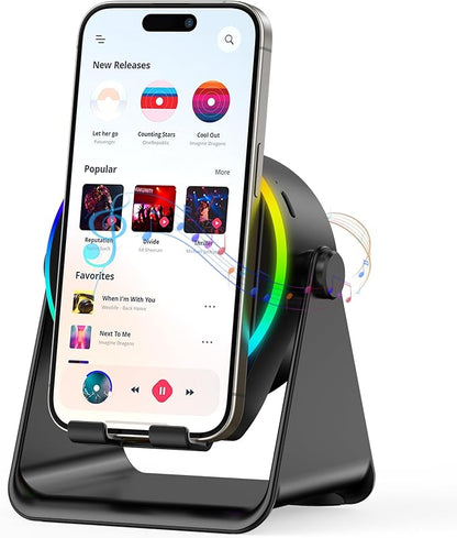 Wireless Induction Speaker- 4 in1 Bluetooth Speaker Phone Stand by GIM