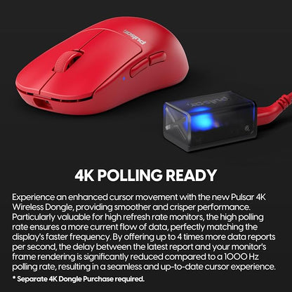 Pulsar Gaming Gears X2H mini Wireless Gaming Mouse, Limited Color Edition - Image 9
