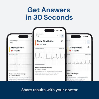 KardiaMobile 1-Lead EKG Monitor, Medical-Grade FDA-Cleared Personal Heart - Image 3