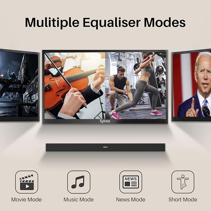 SYLVOX Elf S2 Soundbar, 60W TV Speaker - Image 5