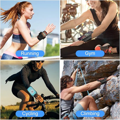 VUP Wristband Phone Holder, 360° Rotatable Forearm Armband - Image 3