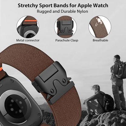 Elastic Sport Band for Apple Watch Ultra 3/2/1 Bands 49mm 46mm 45mm 44mm 42mm - Image 2