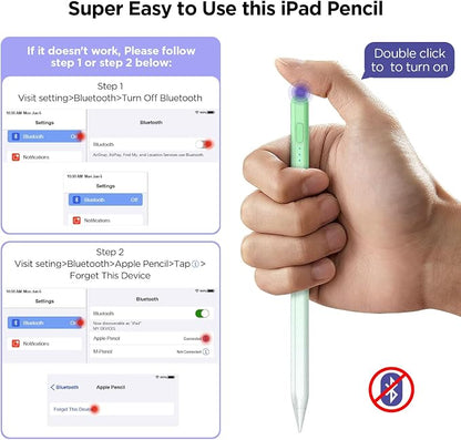 Stylus Pen for iPad 2018-2024, 15Mins Fast Charge for Apple iPad Pencil - Image 6