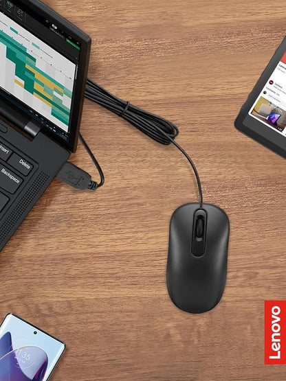 Lenovo 100 Wired USB Computer Mouse - Image 7
