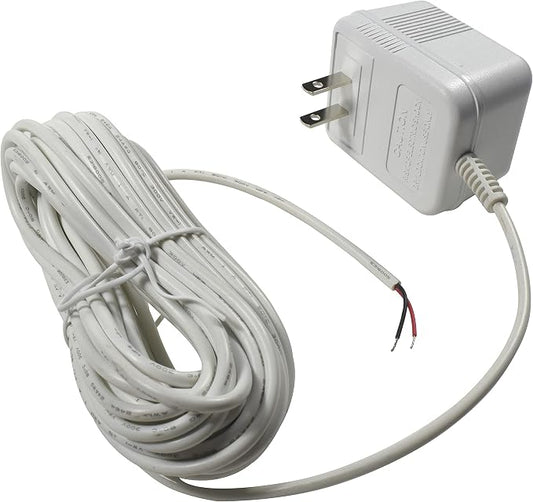 HQRP C Wire Adapter 24V AC Transformer - 25 ft Cable - ETL Listed - Compatible - Image 2