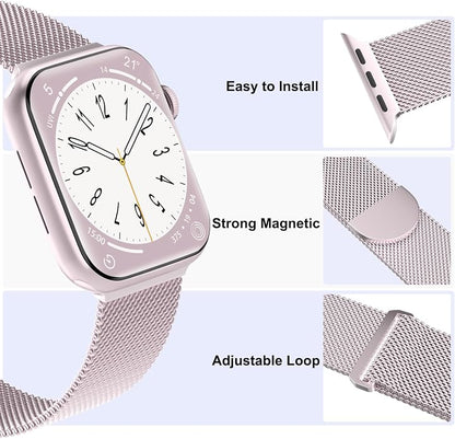 3 Pack Mesh Metal Band Compatible - Image 3