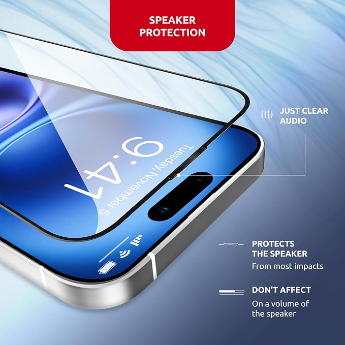 Screen Protector for iPhone 16 Plus – MagicBox Tempered Glass Screen Protectors - Image 5