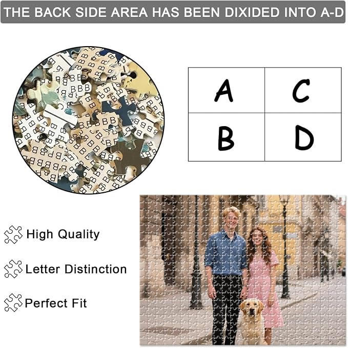 Custom Photo Puzzle – Personalized 500‑Piece Jigsaw Puzzle from Your Photos – - Image 4