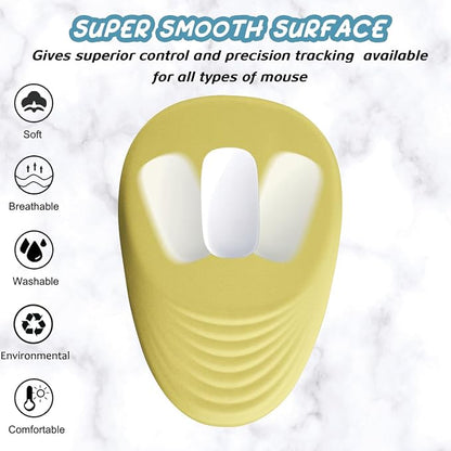 Ergonomic Mouse Pad Wrist Support, Foam Massage Design & Non-Slip PU Base - Image 2