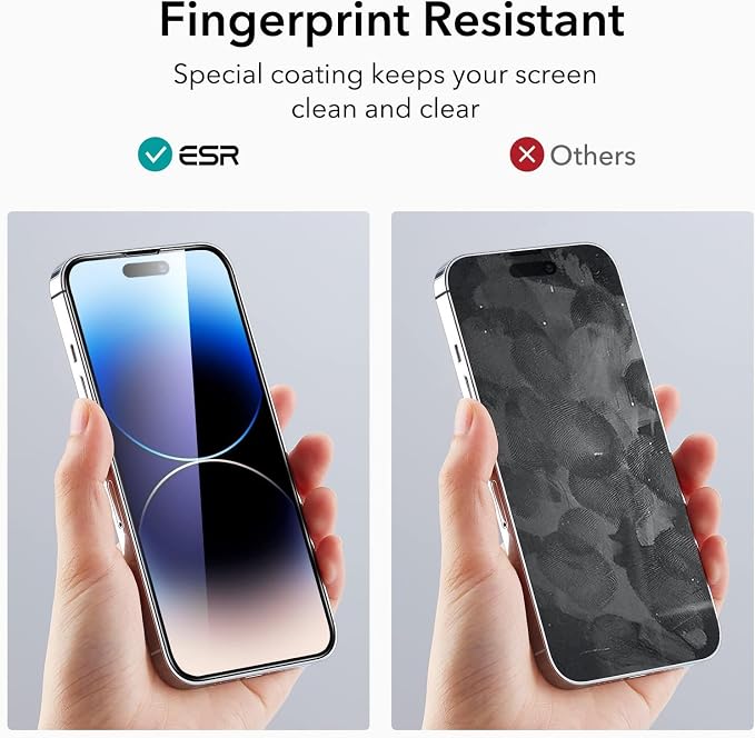 ESR 3 Pack for iPhone 14 Pro Screen Protector, Tempered Glass Film - Image 7