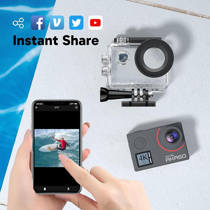 AKASO V50 Elite 4K60fps Action Camera - Image 7