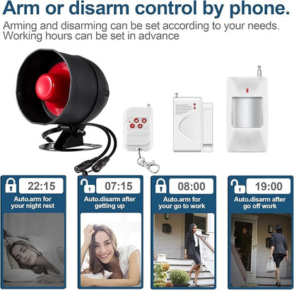 WiFi Alarm Home Security System, 120dB Alarm System - Image 6
