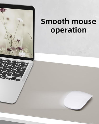 AFIING Leather Desk Pad Protector, Large Mouse Pad, Non-Slip PU Leather Desk - Image 5