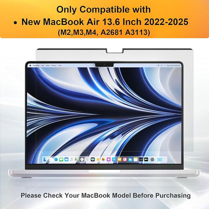 Magnetic Privacy Screen for MacBook Air 13.6 & 13 Inch 2022-2025, Matte - Image 7