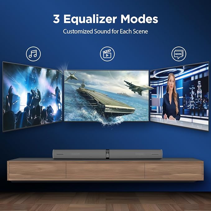 Sound Bar for Smart TV, 90W Soundbar - Image 5