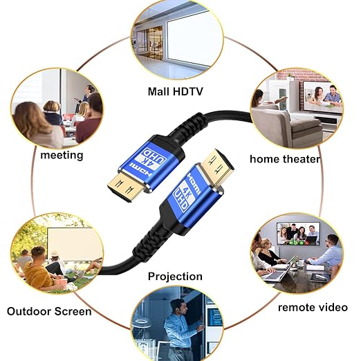 18Gbps hdmi cables 25 ft with Gripping Connectors, 4k ultra high speed Ethernet - Image 6