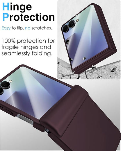 STORMTAL for Samsung Galaxy Z Flip 7 Case, Hinge Protection, Built-in Screen - Image 3