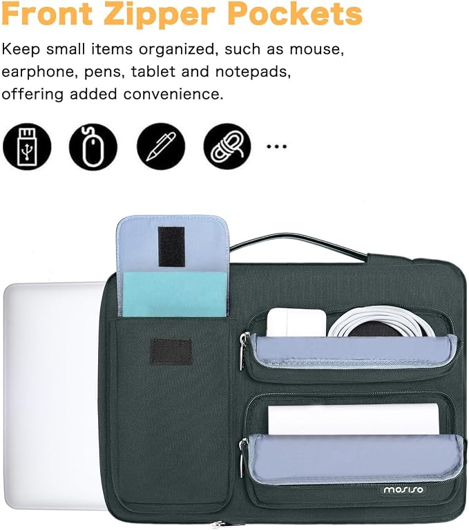 MOSISO 360 Protective Laptop Case 13.3 inch, 13-13.3 inch Laptop Sleeve - Image 2
