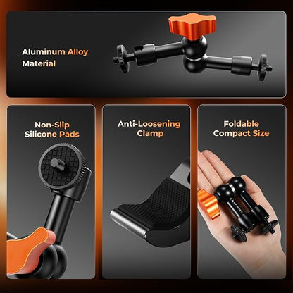 K&F CONCEPT 6" Magic Arm Clamp - Image 2