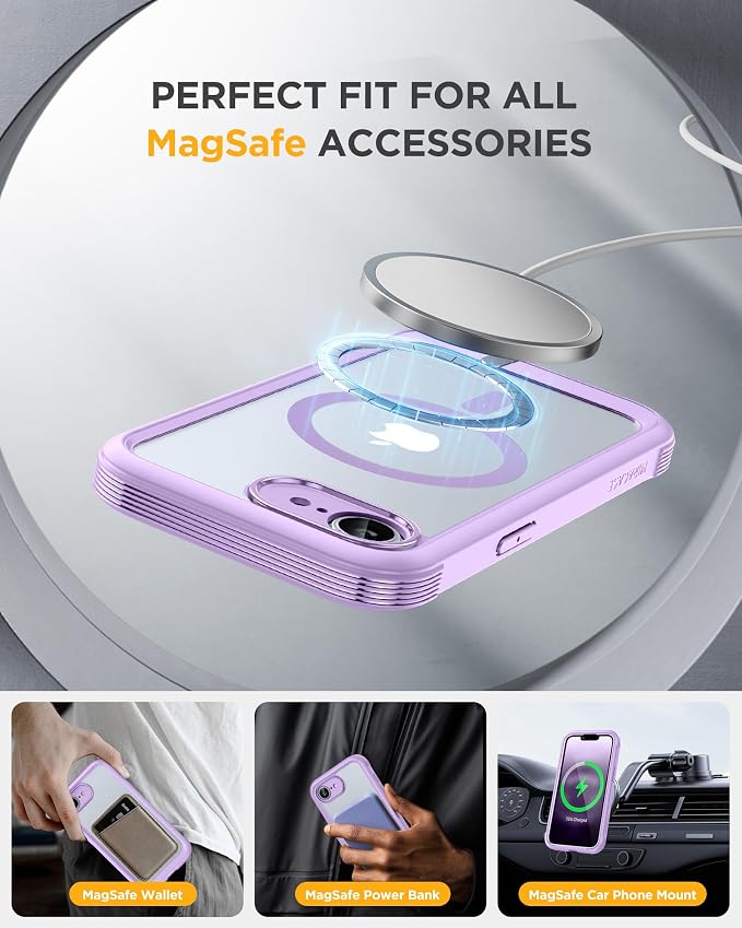 Miracase Magnetic for iPhone 16e Case Full-Body Phone - Image 5