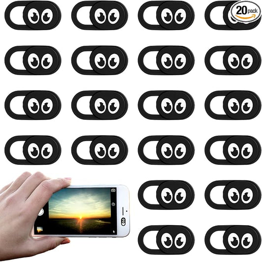 20 Pcs Webcam Cover Slide, 0.023 Inch Ultra Thin Universal Laptop Camera Cover by Unknown