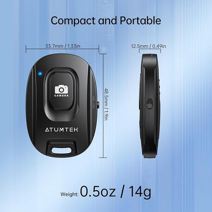 ATUMTEK Camera Remote Shutter for iPhone and Android Smartphones, Wireless - Image 5