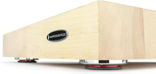 IsoAcoustics Delos Turntable Isolation Butcher Block Series: 1815M2 Maple by IsoAcoustics