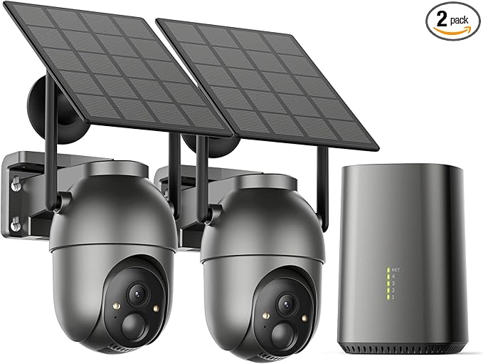 SEHMUA- 4MP Security Cameras Wireless Outdoor Home System, 2-Cam Kit, No by SEHMUA