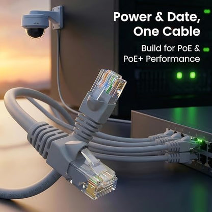 GEARit Cat 6 Patch Cables 3 ft Gray Cat6 Patch Cables 3ft Gray/Ethernet Patch - Image 7