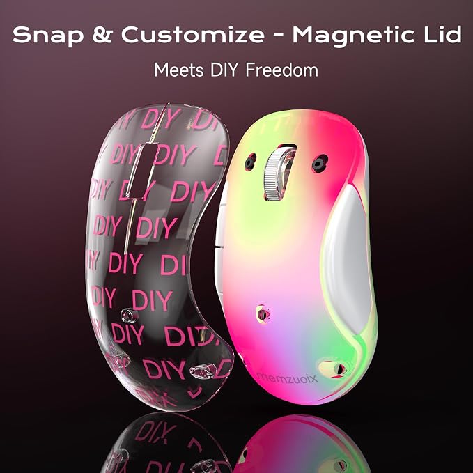 memzuoix 2.4G LED Wireless Mouse, Rechargeable Ergonomic Mouse - Image 7