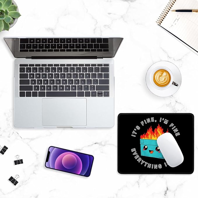 ITNRSIIET Mouse Pad with Stitched Edge Premium Textured Smooth Precise - Image 7