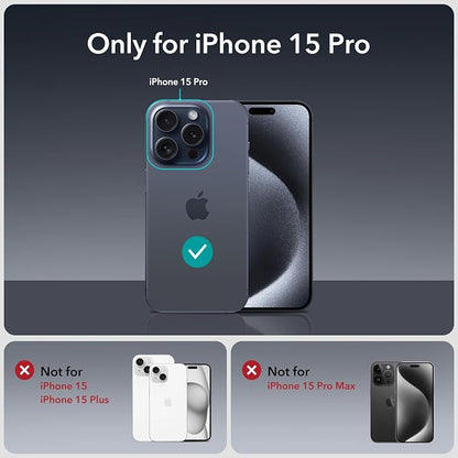ESR 3 Pack for iPhone 15 Pro Privacy Screen Protector, Anti-spy Tempered-Glass - Image 8