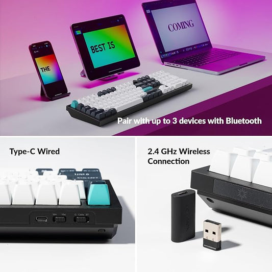 Keychron Q6 Max QMK/VIA Bluetooth Wireless /2.4 GHz/USB-C Wired Custom - Image 2